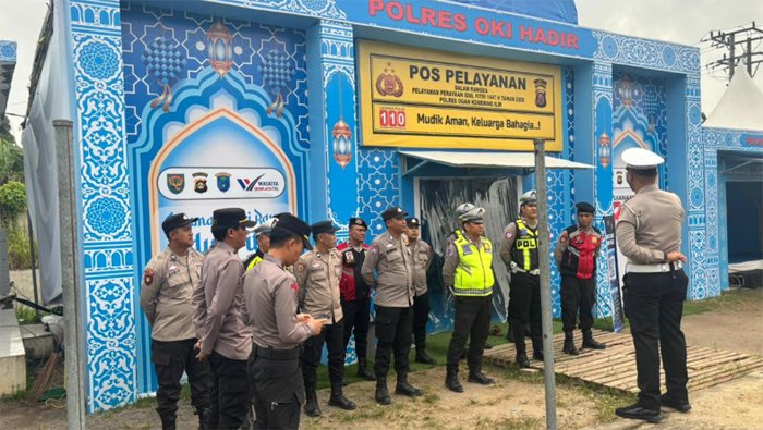 Polres OKI Antisipasi Puncak Arus Balik Akhir Pekan, Posyan Tetap Siaga Meski Operasi Ketupat Berakhir