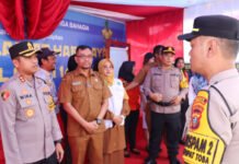 Kapolres Padangsidimpuan Tinjau Sejumlah Pospam dan Posyan Ops Ketupat Toba 2026