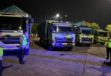 Penyekatan Tol Kramasan–Mesuji OKI, Truk Sumbu Tiga Diminta Tunggu Waktu Operasional