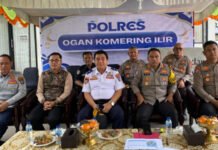 Bahas Antisipasi Arus Balik Idul Fitri, Kapolres OKI Ikuti Zoom Meeting Bersama Kapolri