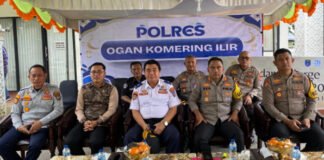 Bahas Antisipasi Arus Balik Idul Fitri, Kapolres OKI Ikuti Zoom Meeting Bersama Kapolri