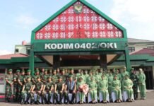 Kunker Danrem 044/Gapo ke Kodim 0402/OKI-OI, Tekankan Disiplin dan Profesionalisme Prajurit