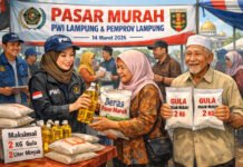Sabtu Besok, PWI Lampung Gelar Pasar Murah