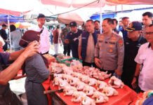 Kapolda Lampung Tinjau Harga dan Ketersediaan Sembako Jelang Idul Fitri