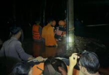 Personel SAR Satbrimob Polda Lampung Respons Cepat Bantu Warga Terdampak Banjir