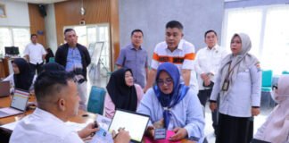 Sekda Palembang Sidak Rumah Aspirasi, Pastikan Pelayanan Publik Tetap Optimal Pasca Lebaran