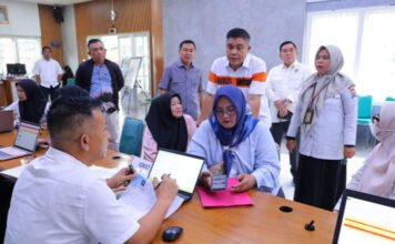 Sekda Palembang Sidak Rumah Aspirasi, Pastikan Pelayanan Publik Tetap Optimal Pasca Lebaran