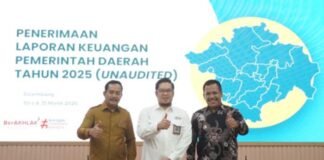 Serahkan LKPD 2025, Pemkab OKI Targetkan WTP ke-15