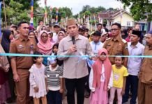 13 Tahun Menanti, Dua Ruas Jalan di Penengahan Akhirnya Diresmikan Bupati Egi