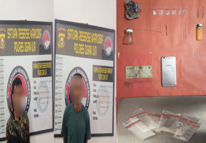 Dua Tetangga Edarkan Sabu, Polisi Bekuk Pelaku dalam Operasi Tengah Malam di Pemulutan