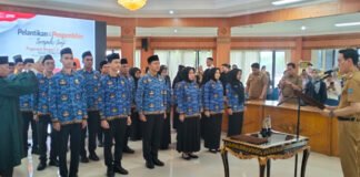 Resmi Dilantik, 30 PNS Baru OKI Didorong Jadi Motor Penggerak OPD