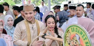 Halalbihalal di Lamban Rakyat Jadi Berkah UMKM, Dagangan Ludes dan Dibagikan Gratis