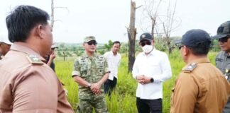 Wabup Tubaba Tinjau Lokasi Rencana Pembangunan Batalyon TNI AD di Pagar Dewa
