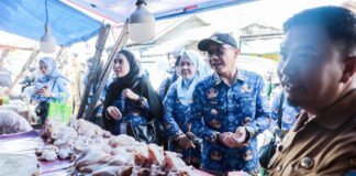 Turun ke Pasar Jati Agung, Wabup Syaiful Pastikan Stok Aman dan Harga Terkendali