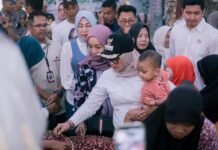 Jelang Lebaran Bupati Lamtim Sidak Pasar, Harga Daging Sapi Tembus Rp150 Ribu/Kg