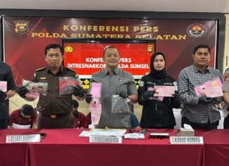 Polda Sumsel Musnahkan Barang Bukti Narkoba Senilai Rp1,2 Miliar