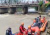 Speedboat Tabrak Jembatan, Polres OKI dan Tim Gabungan Lakukan Pencarian Korban