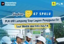 PLN Siapkan 67 SPKLU di Lampung, Mudik Idul Fitri dengan Kendaraan Listrik Kian Nyaman