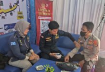 Jaga Stamina di Lapangan, Polres OKI Periksa Kesehatan Personel Operasi Ketupat Musi 2026