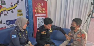 Jaga Stamina di Lapangan, Polres OKI Periksa Kesehatan Personel Operasi Ketupat Musi 2026