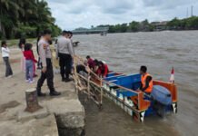 Polres OKI Turunkan 72 Personel Amankan Tradisi Cakat Stempel di Sungai Komering