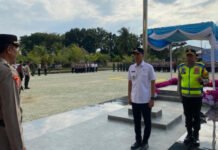 Polres OKI Siap Amankan Mudik, Apel Gelar Pasukan Operasi Ketupat Musi 2026 Digelar