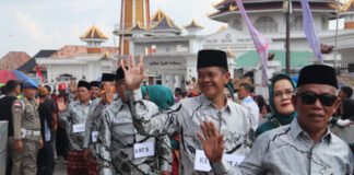 Wujud Kepedulian Budaya, Dandim 0402/OKI Hadiri Midang Morge Siwe Bersama Forkopimda