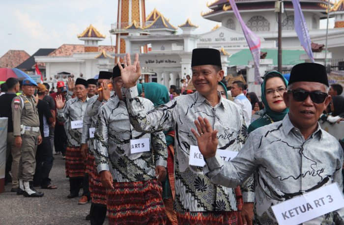 Wujud Kepedulian Budaya, Dandim 0402/OKI Hadiri Midang Morge Siwe Bersama Forkopimda