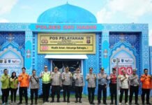 Pastikan Kesiapan Operasi Ketupat Musi 2026, Pamatwil Polda Sumsel Tinjau Posyan Celikah dan Mako Polres OKI