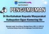 Disdukcapil OKI Umumkan Tidak Ada Layanan Adminduk Setiap Hari Sabtu