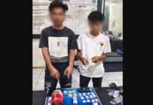 Satresnarkoba Polres Muba Ringkus Dua Mahasiswa, Amankan Sabu dan Pil Logo “Redbull”