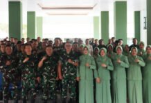 Cegah Pelanggaran, Kodim 0402/OKI-OI Perkuat Pemahaman Hukum Prajurit dan Keluarga