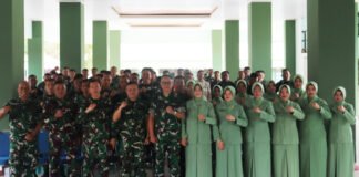 Cegah Pelanggaran, Kodim 0402/OKI-OI Perkuat Pemahaman Hukum Prajurit dan Keluarga