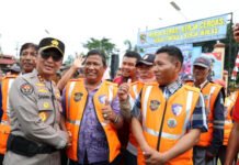 Perkuat Sinergitas, Kapolda Sumsel Pimpin Apel Sabuk Kamtibmas di Musi Rawas