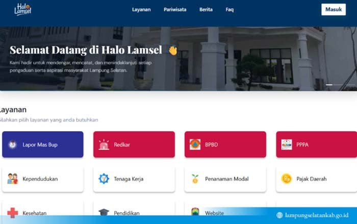 Cukup Kirim ‘Hallo’, Warga Lampung Selatan Bisa Adukan Keluhan, Bupati Egi: Harus User-Friendly
