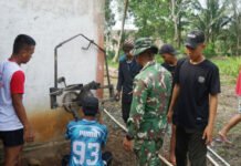 Atasi Krisis Air Bersih, Satgas TMMD Kodim 0402/OKI Sukses Realisasikan Pembangunan Sumur Bor