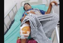 Polres OKU Beri Pertolongan Medis Korban Serangan Beruang