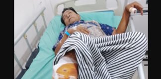 Polres OKU Beri Pertolongan Medis Korban Serangan Beruang