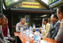 Kapolres OKI Hadirkan Kedai Gratis Bagi Ojek di Kayuagung