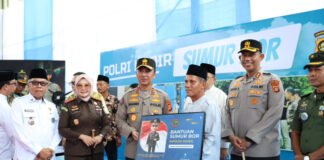 Kapolda Sumsel Resmikan SPKT dan Program Orang Tua Asuh Cegah Stunting