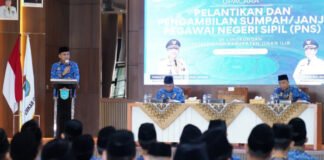 Bupati Panca Lantik 122 ASN, Perkuat Birokrasi dan Tingkatkan Pelayanan Publik di Ogan Ilir