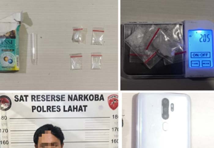 Pengedar Sabu di Lahat Dibekuk Polisi dengan Barang Bukti 2 Gram