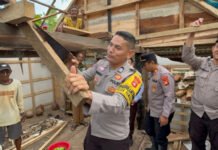 Polda Sumsel Gerak Cepat Bantu Warga Terdampak Bencana di Ogan Ilir