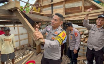 Polda Sumsel Gerak Cepat Bantu Warga Terdampak Bencana di Ogan Ilir