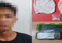Pengedar Sabu di Lempuing Jaya Dibekuk, Sempat Buang Barang Bukti
