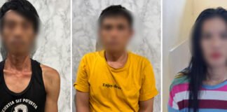 Satu Malam Dua TKP, Tiga Tersangka dan Belasan Paket Sabu Diamankan