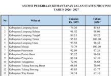 Jalan Kabupaten Digeber! Kemantapan Jalan Provinsi Lampung Tembus 85,46 Persen di 2026