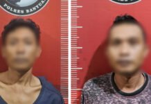 Dua Bersaudara Pengedar Ganja di Betung Diringkus Polisi
