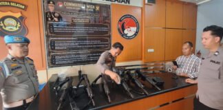 Bidpropam Polda Sumsel Periksa Ribuan Senpi Satker dan Polres Jajaran