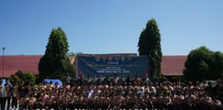 Dandim 0402/OKI Tutup Persami KKRI, Tekankan Nasionalisme dan Kepedulian Sosial